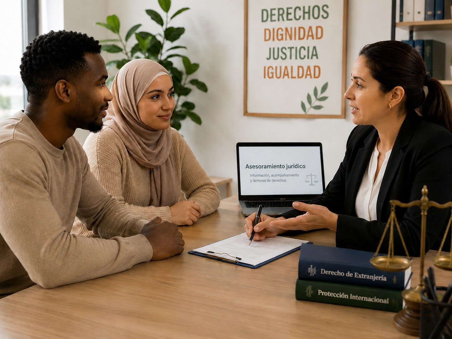Asesoramiento jurídico a una persona migrante sobre su expediente de extranjería